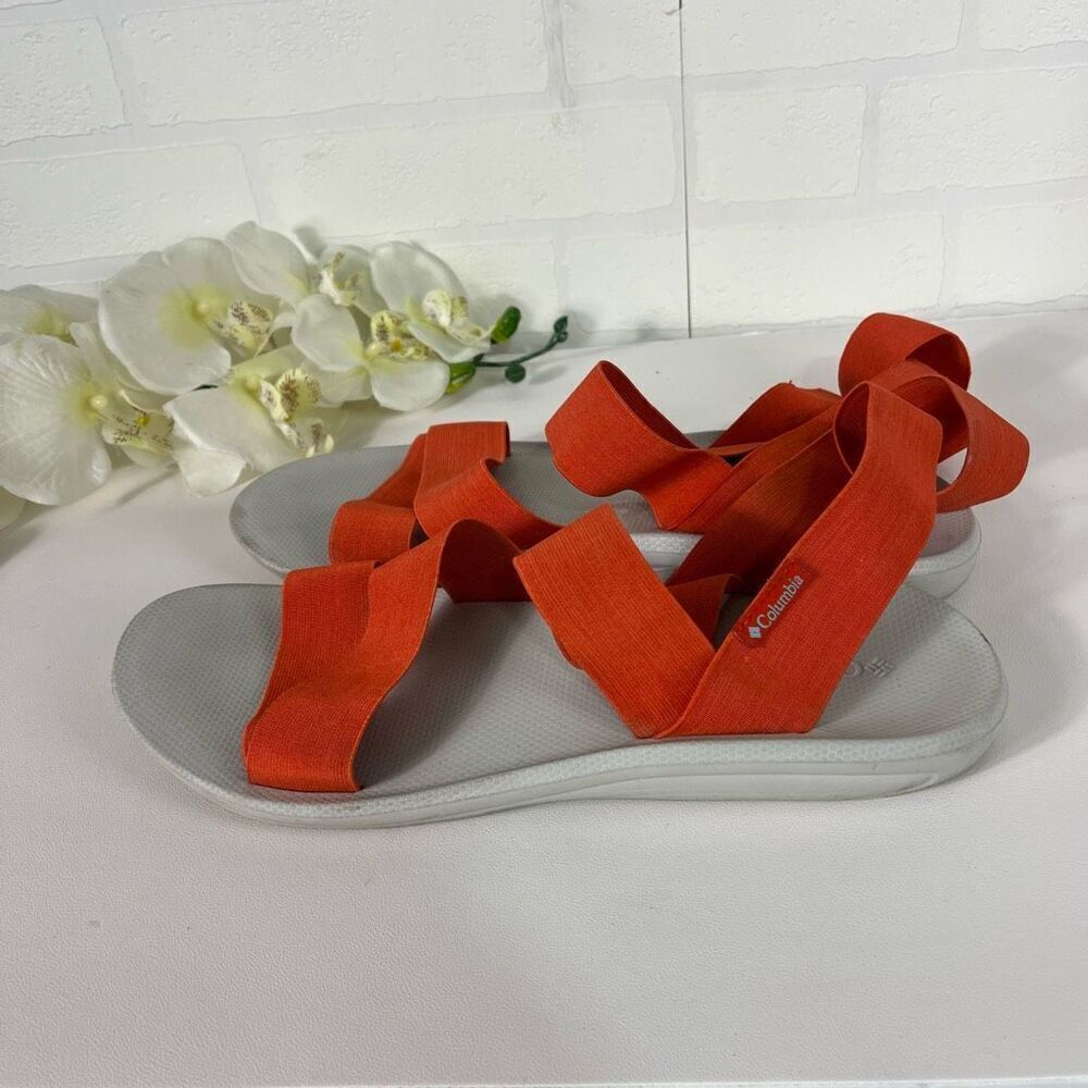 Columbia womens barraca Strappy sandals size 11 orange summer spring - Picture 7 of 12